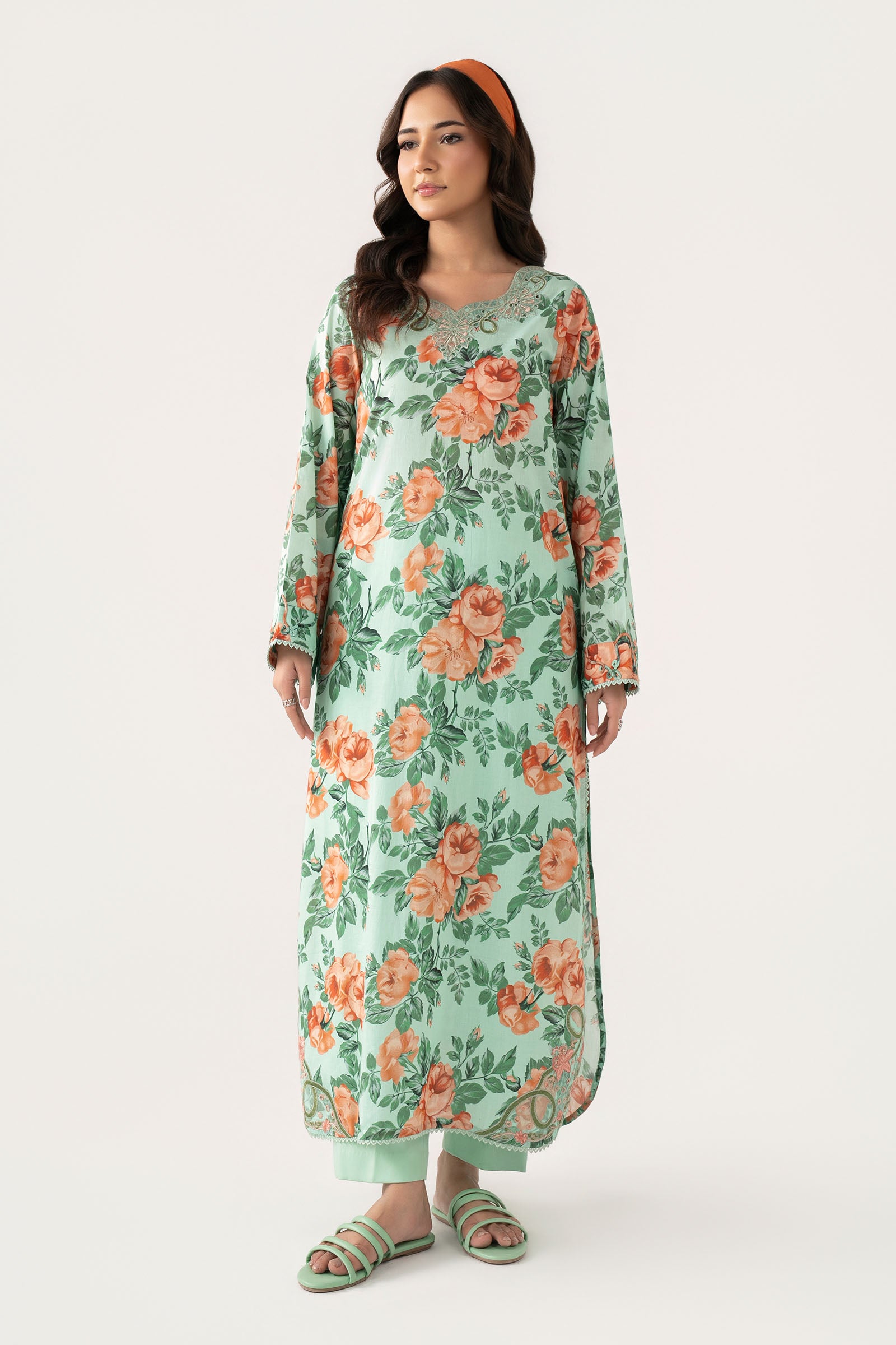 Embroidered Lawn Shirt