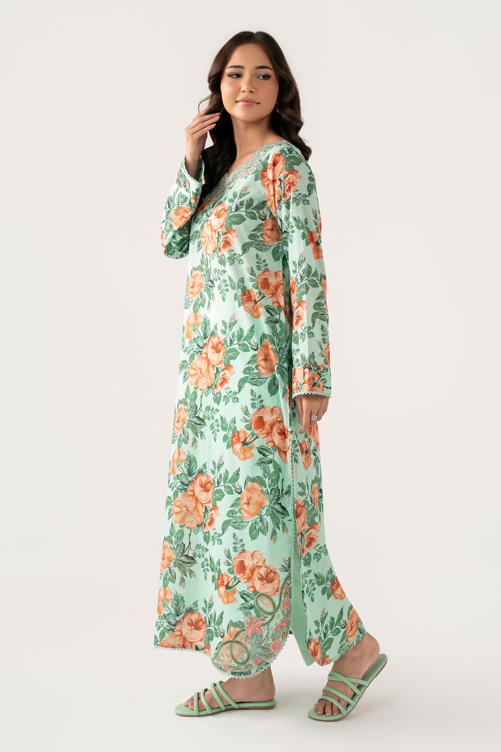 Embroidered Lawn Shirt