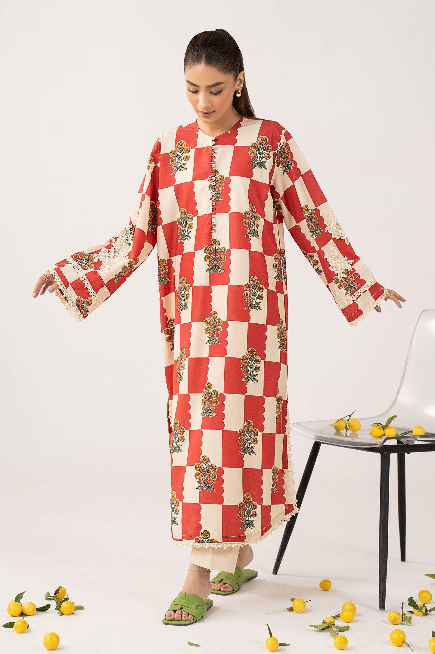 Embroidered Cambric Shirt