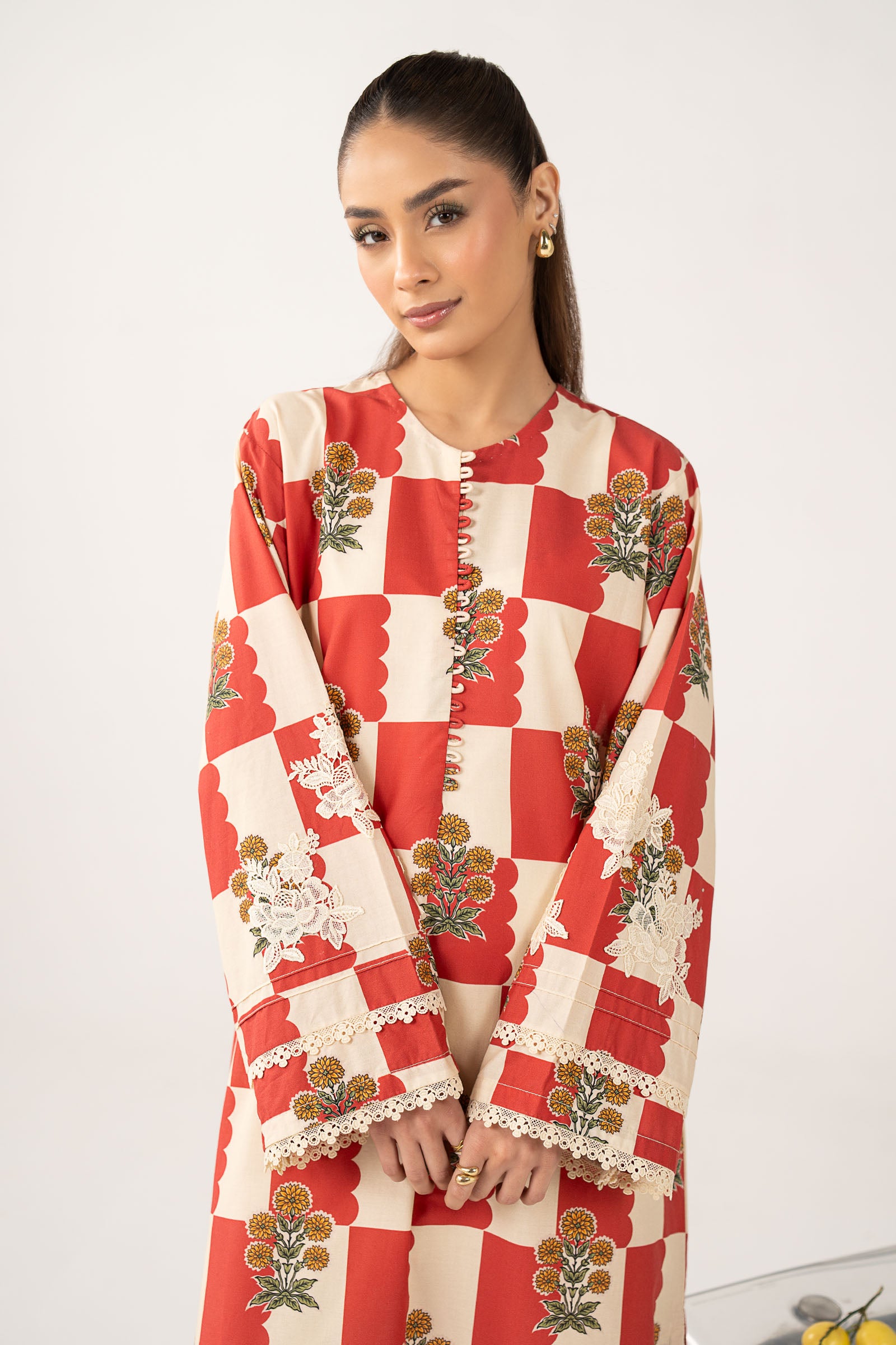 Embroidered Cambric Shirt