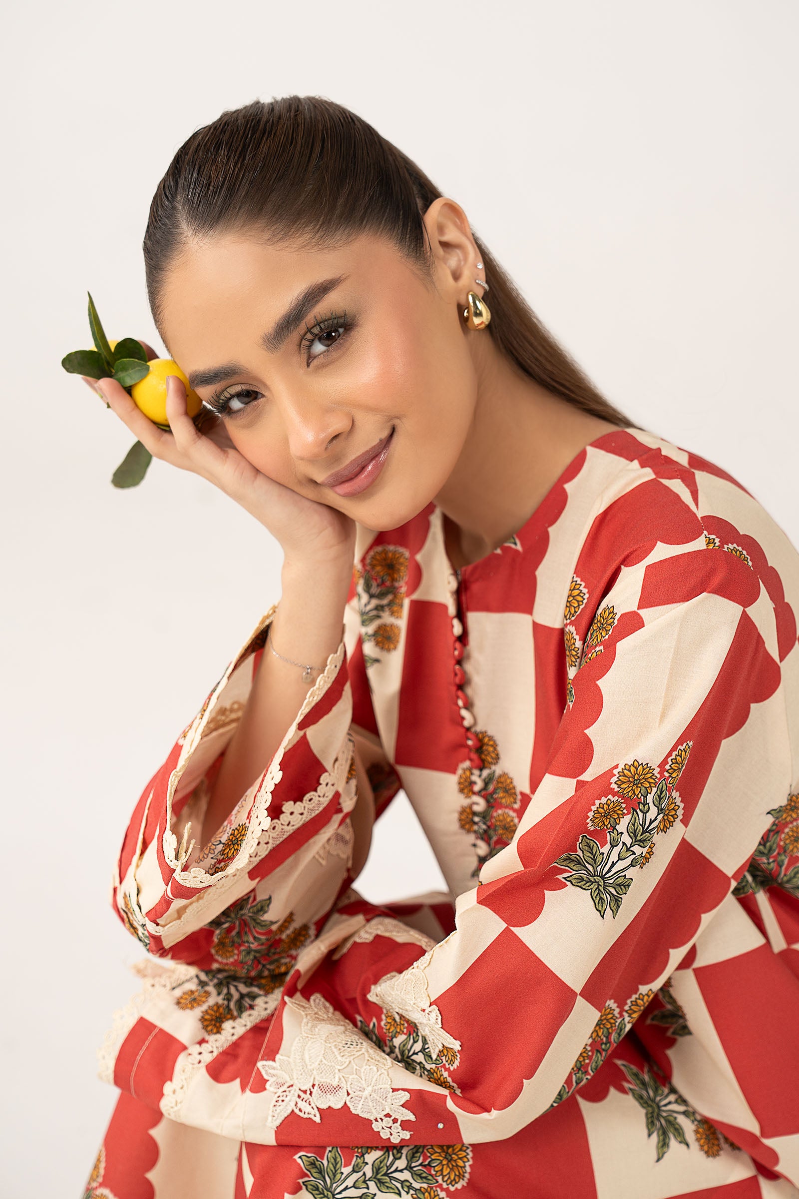 Embroidered Cambric Shirt