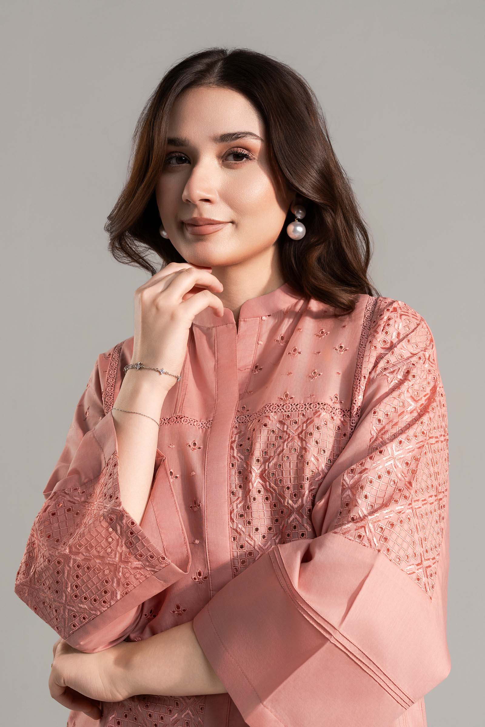 2 Pc Embroidered Lawn Suit