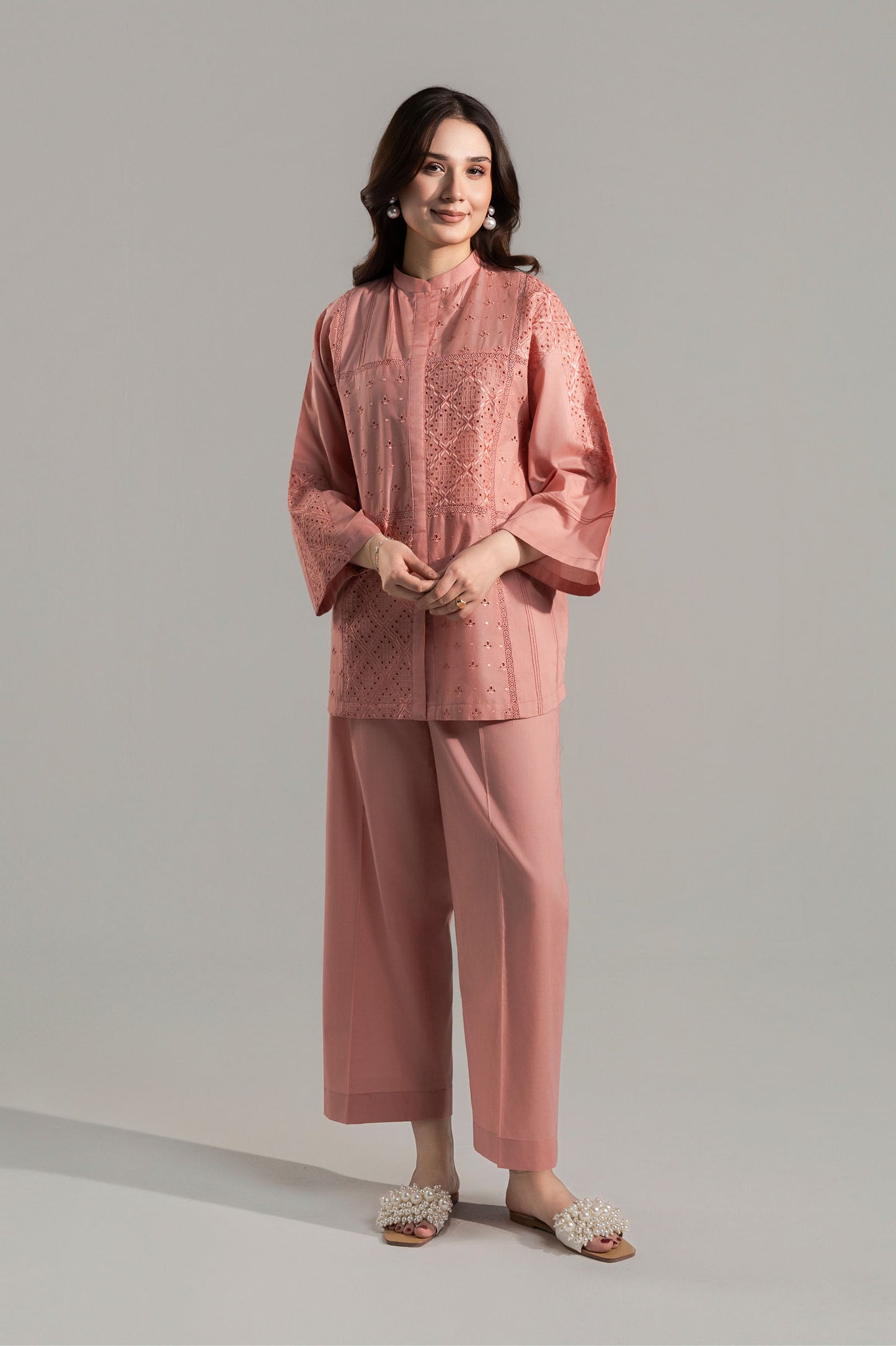 2 Pc Embroidered Lawn Suit