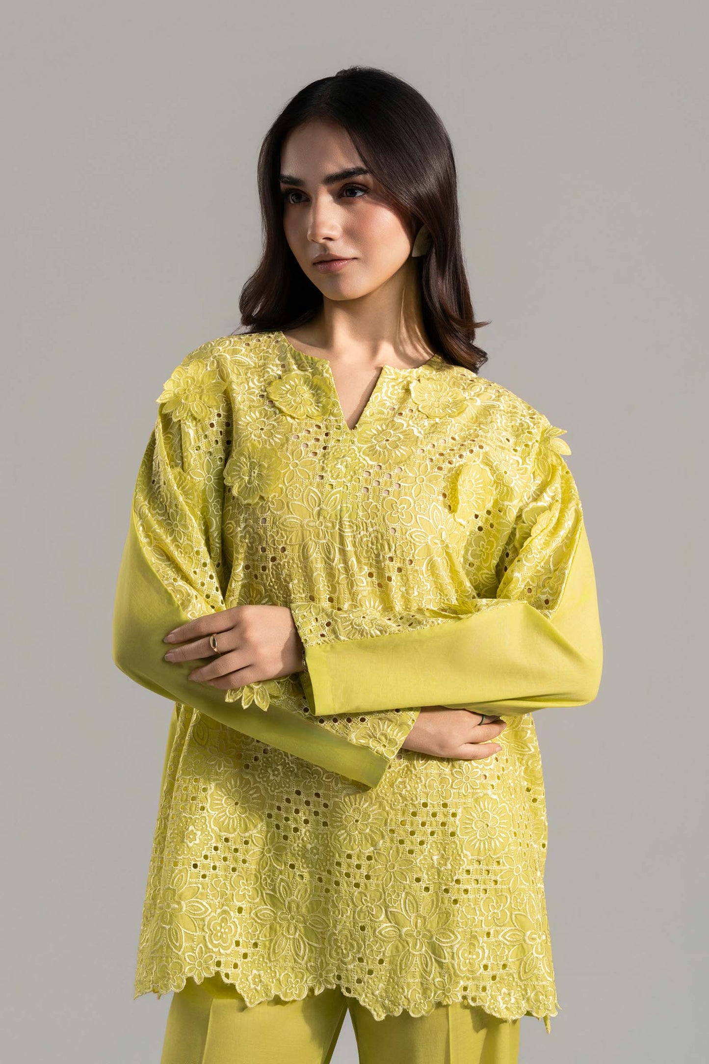 2 Pc Embroidered Lawn Suit