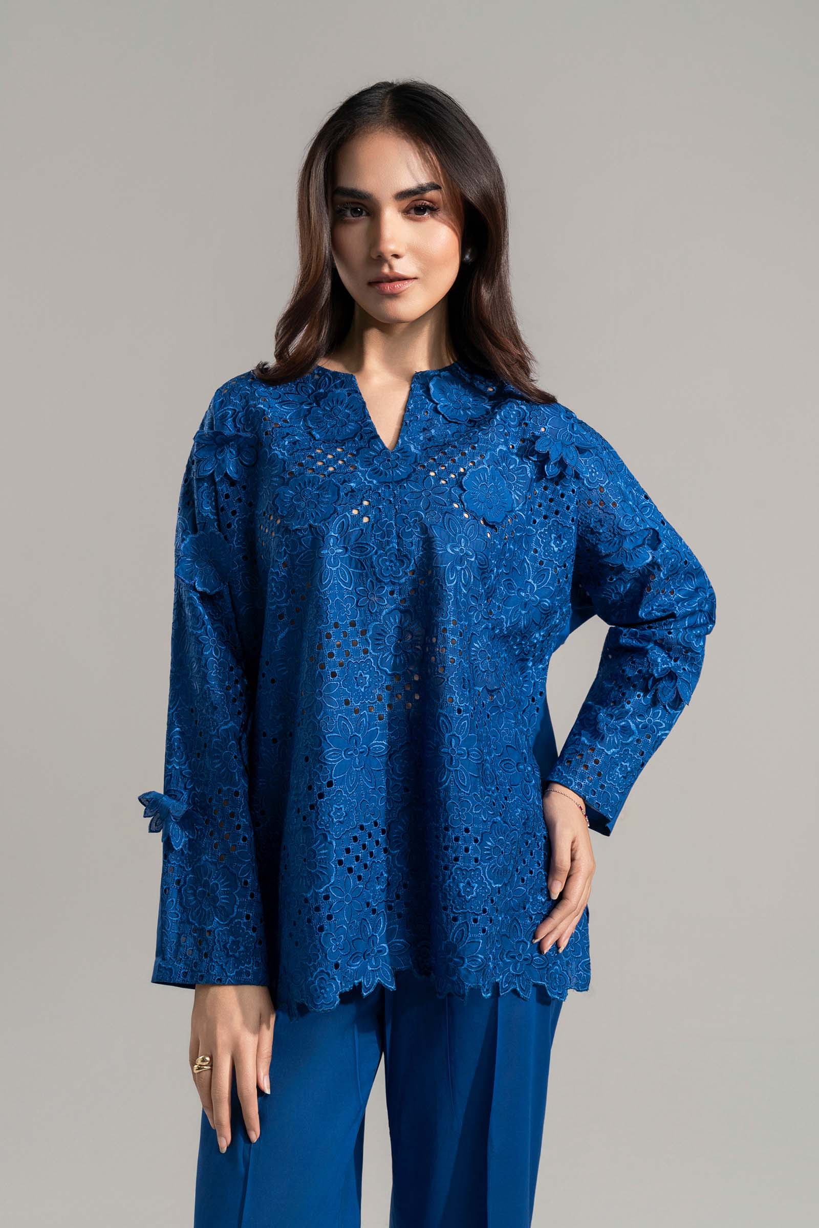 2 Pc Embroidered Lawn Suit