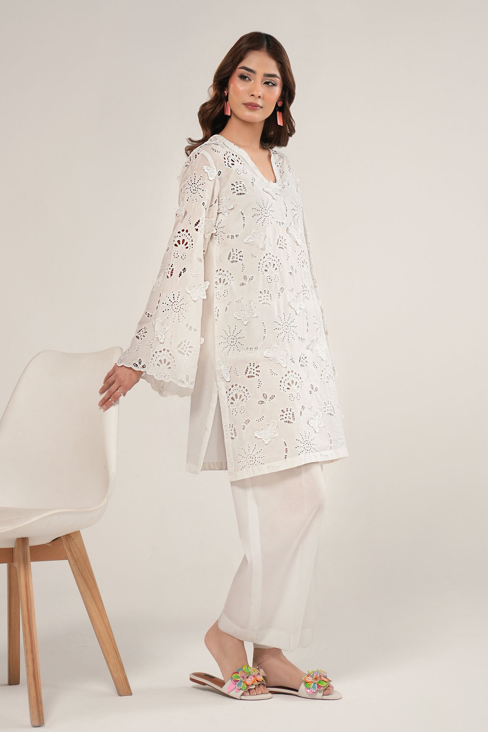 2 Pc Embroidered Lawn Suit