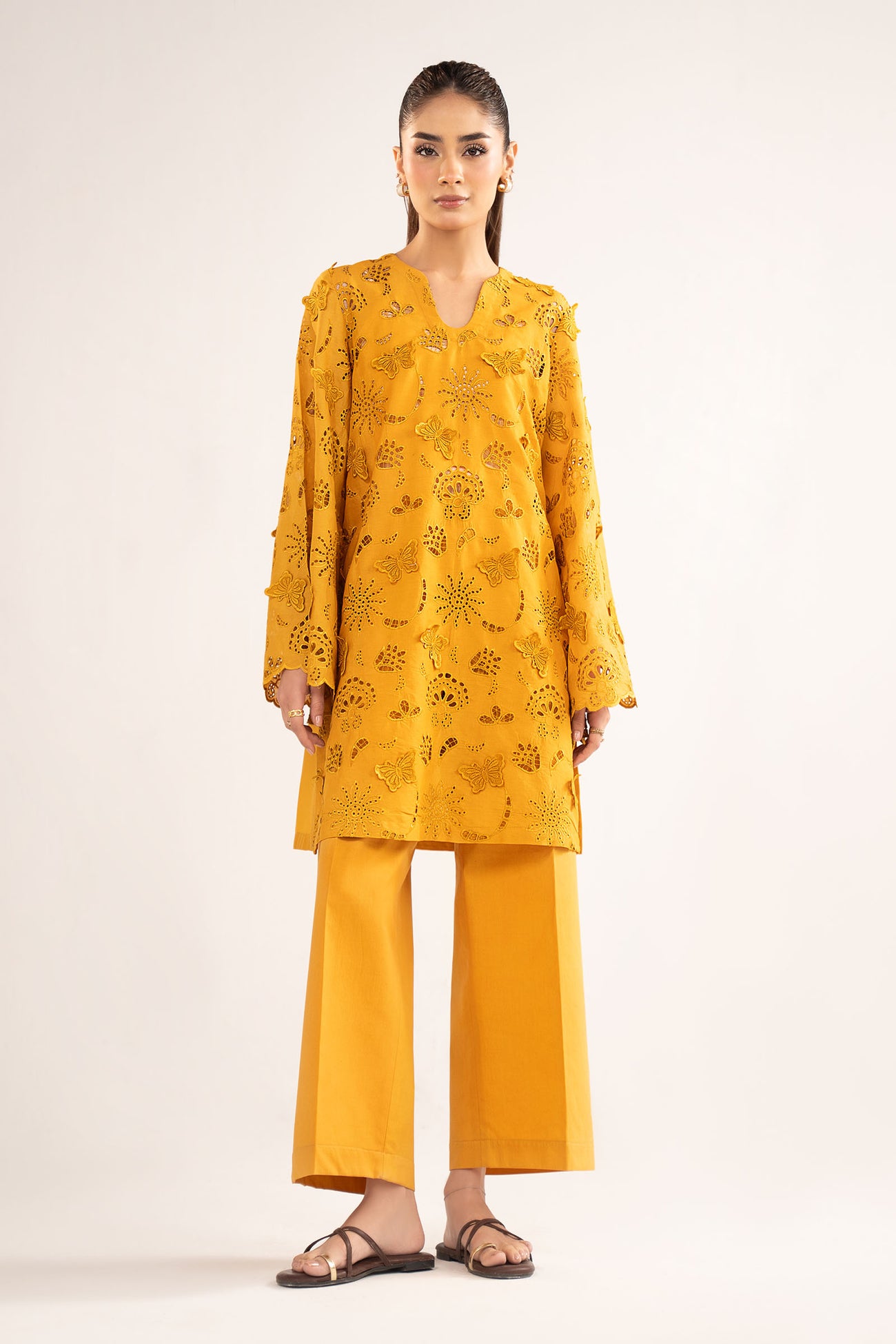 2 Pc Embroidered Lawn Suit