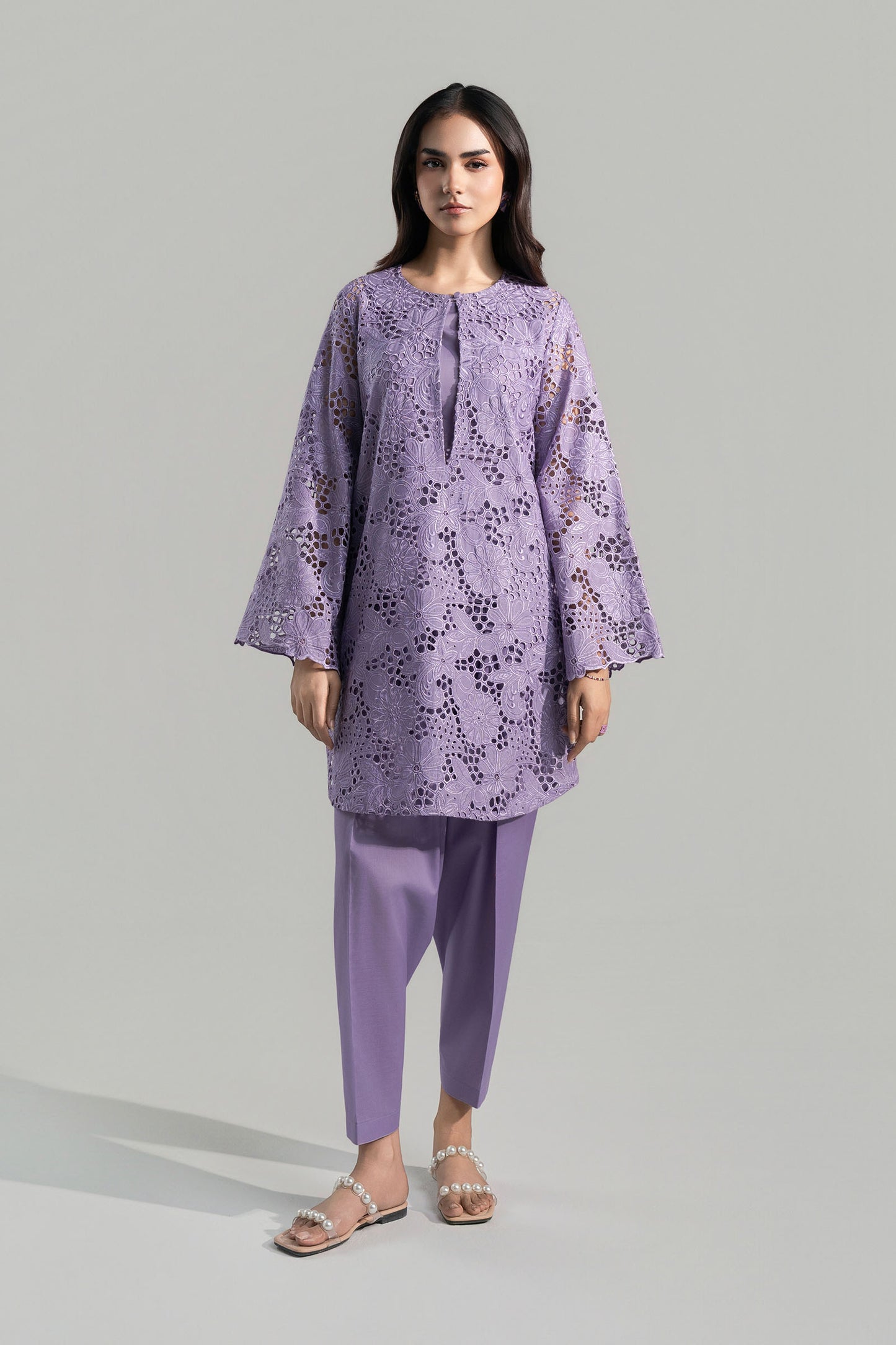 2 Pc Embroidered Lawn Suit