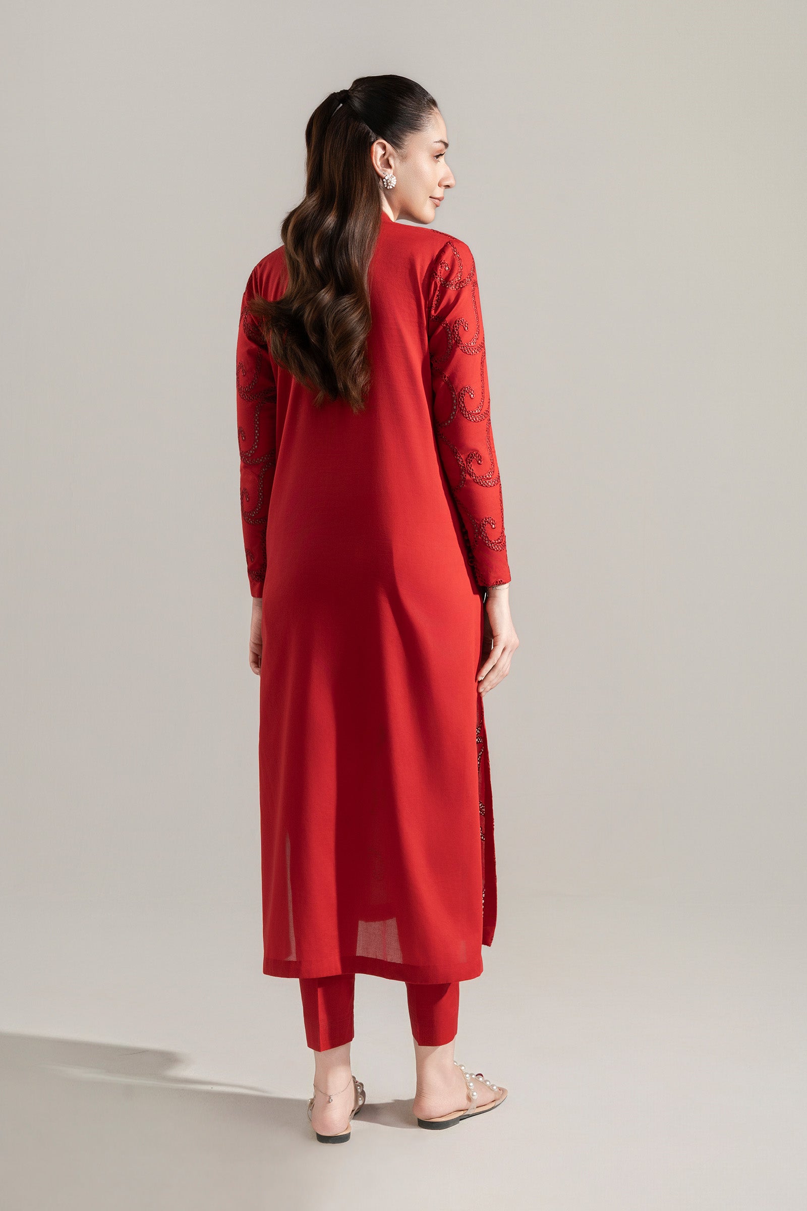 2 Pc Embroidered Lawn Suit