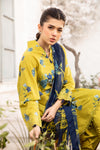 3 Pc Unstitched Embroidered Lawn Suit | MB-CUS25-702A