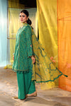 3 Pc Unstitched Embroidered Lawn Suit | MB-CUS25-704A