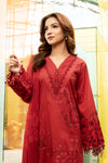 3 Pc Unstitched Embroidered Lawn Suit | MB-CUS25-706A