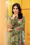 3 Pc Unstitched Embroidered Lawn Suit | MB-CUS25-707A