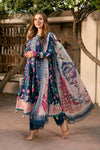 3 Pc Unstitched Embroidered Lawn Suit | MB-CUS25-901B