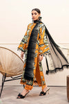 3 Pc Unstitched Embroidered Lawn Suit | MB-CUS25-902A