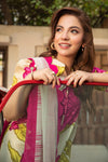 3 Pc Unstitched Embroidered Lawn Suit | MB-CUS25-902B