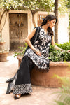 3 Pc Unstitched Embroidered Lawn Suit | MB-CUS25-904B