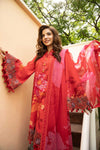 3 Pc Unstitched Embroidered Lawn Suit | MB-CUS25-907A