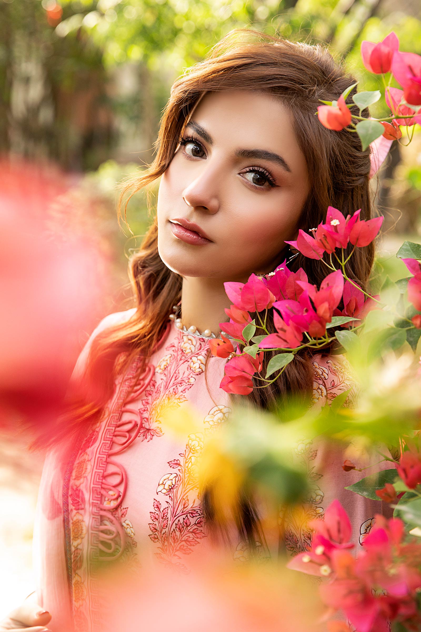 3 Pc Unstitched Embroidered Lawn Suit | MB-CUS25-908A