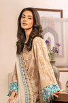 3 Pc Unstitched Embroidered Slub Lawn Suit | MB-CUS25-909B