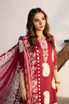 3 Pc Unstitched Embroidered Slub Lawn Suit | MB-CUS25-911A