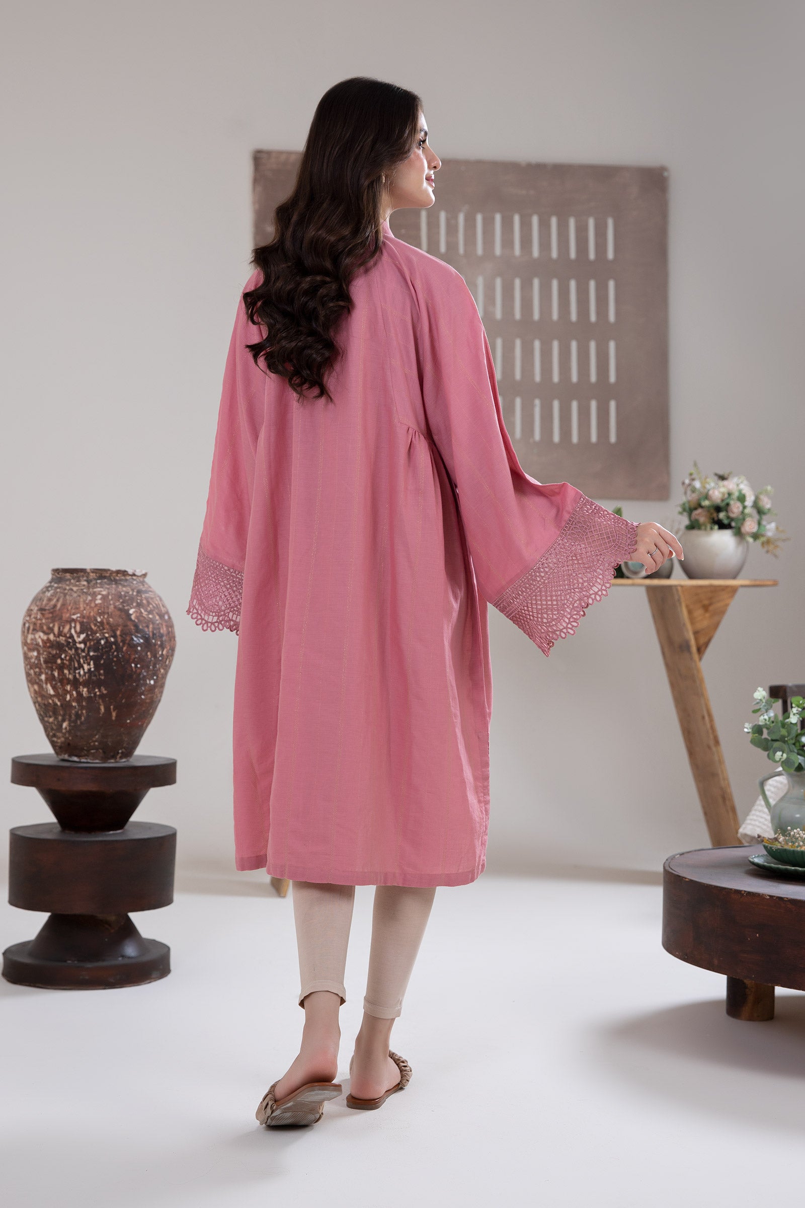 Embroidered Lawn Tunic