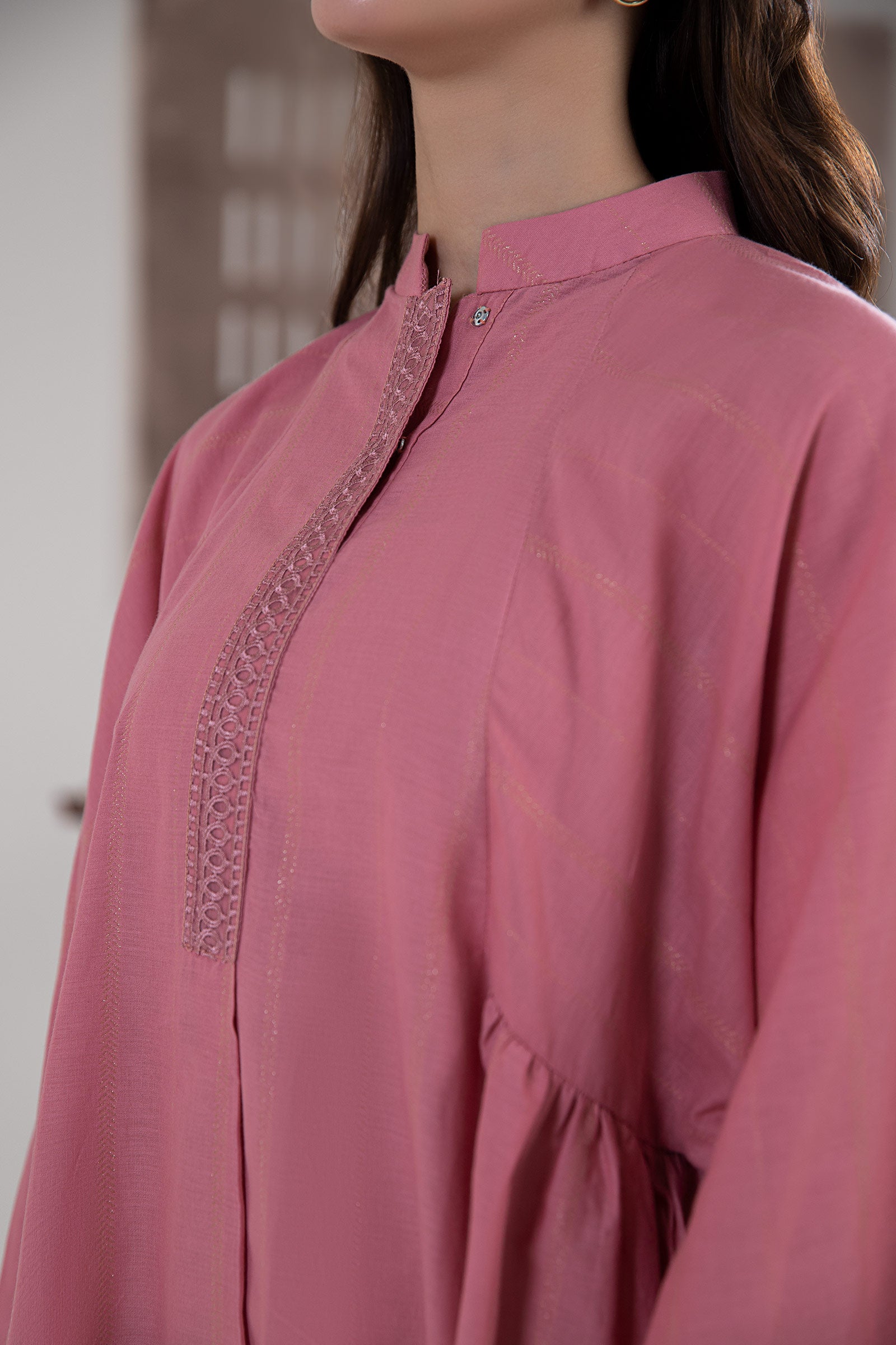 Embroidered Lawn Tunic