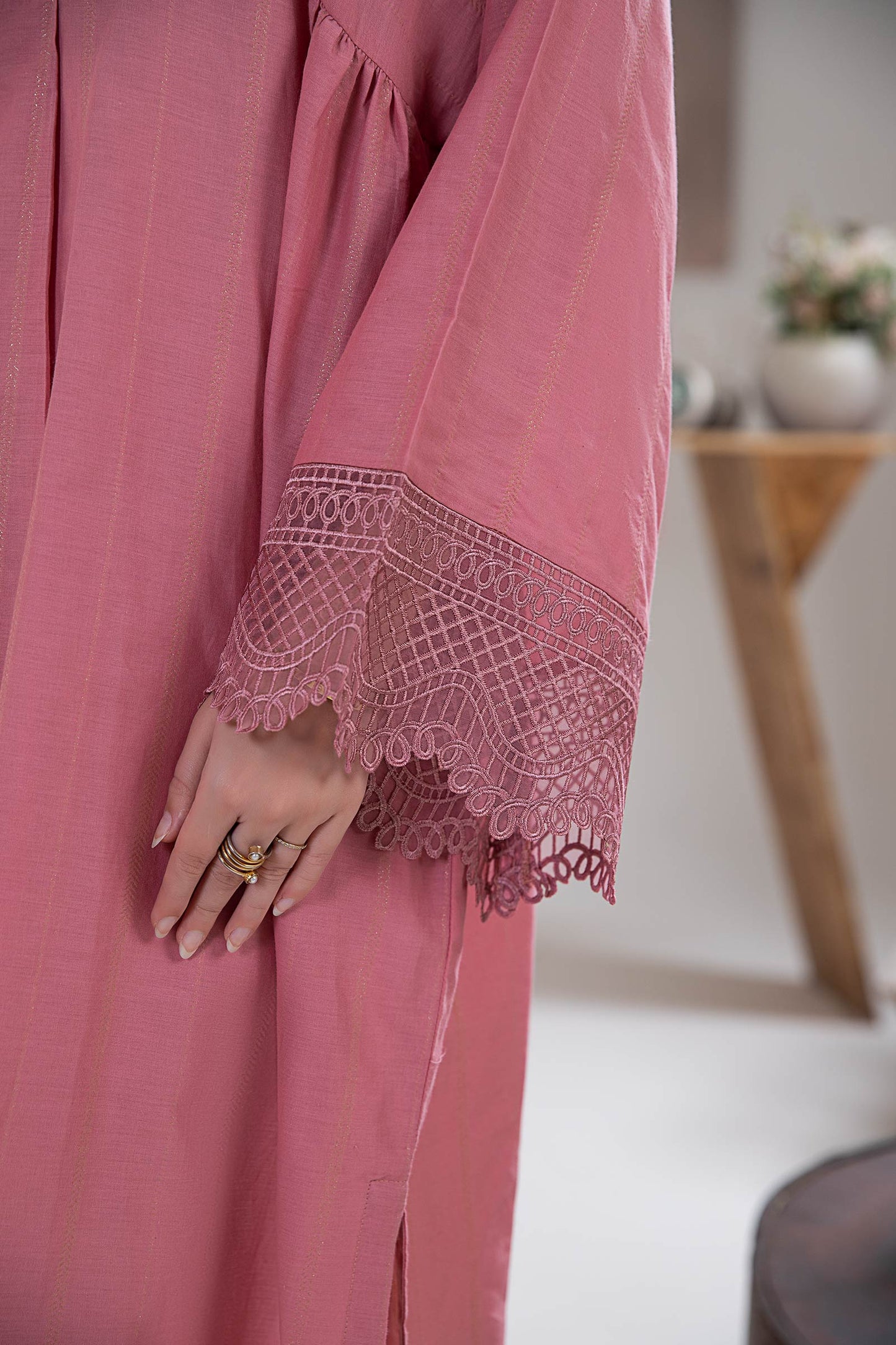 Embroidered Lawn Tunic