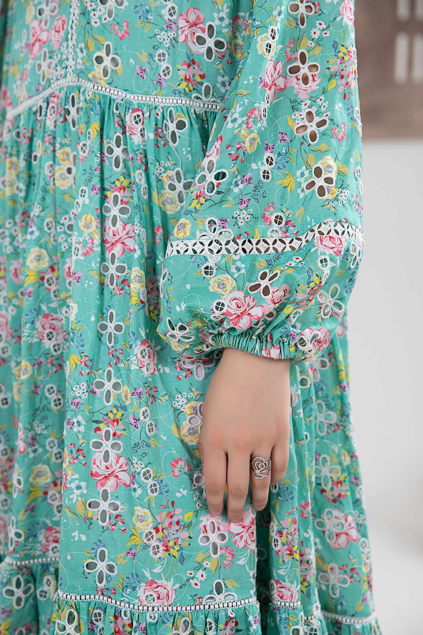 Printed Arabic Lawn Dress