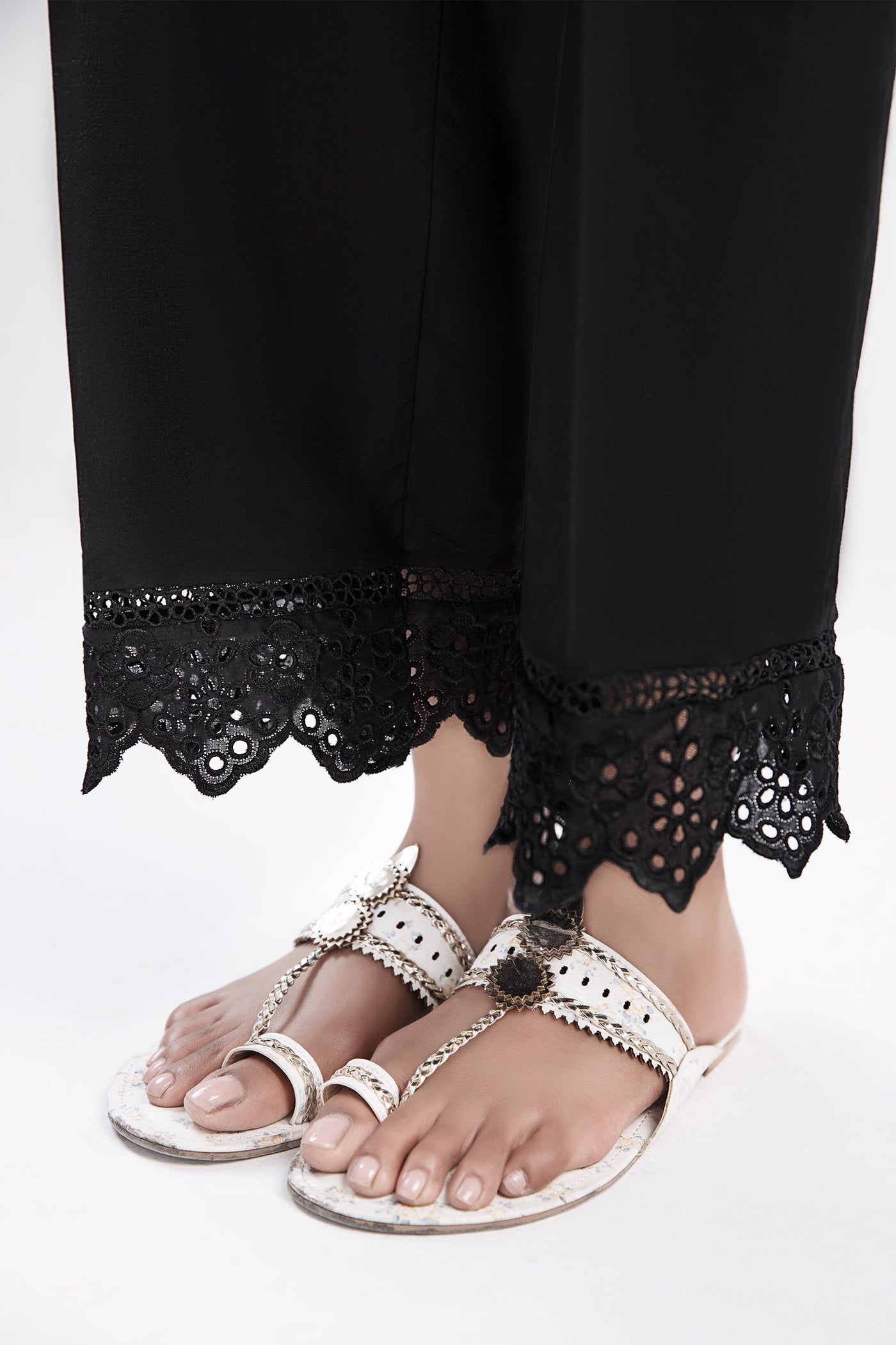 Cambric Wide Leg Trousers