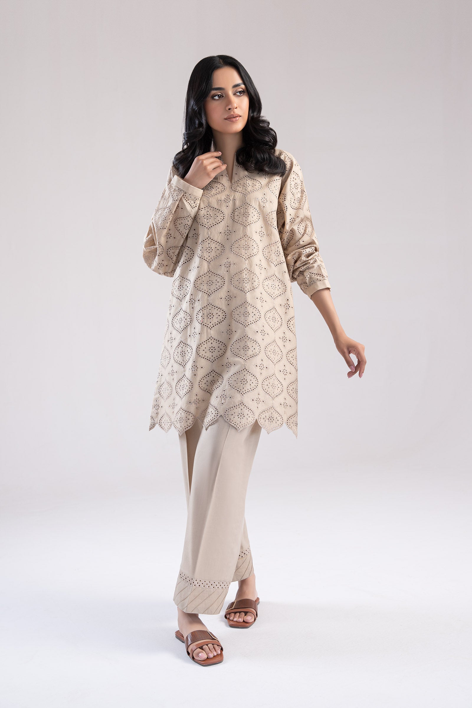 Embroidered Lawn Co-Ord Set