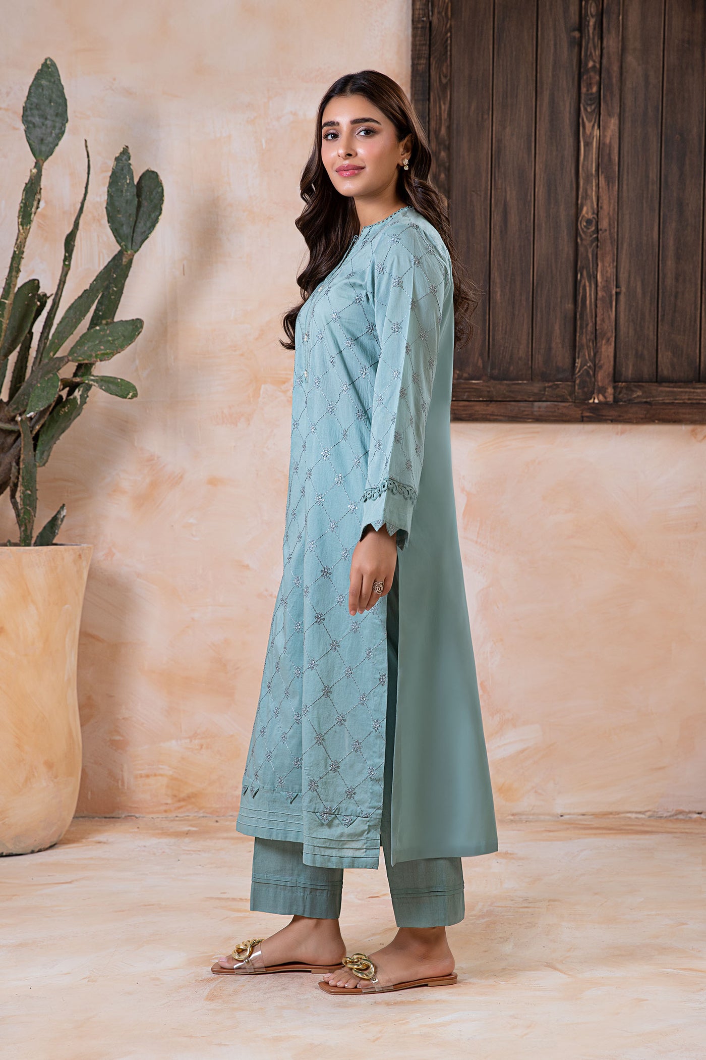 2 Piece Embroidered Lawn Suit