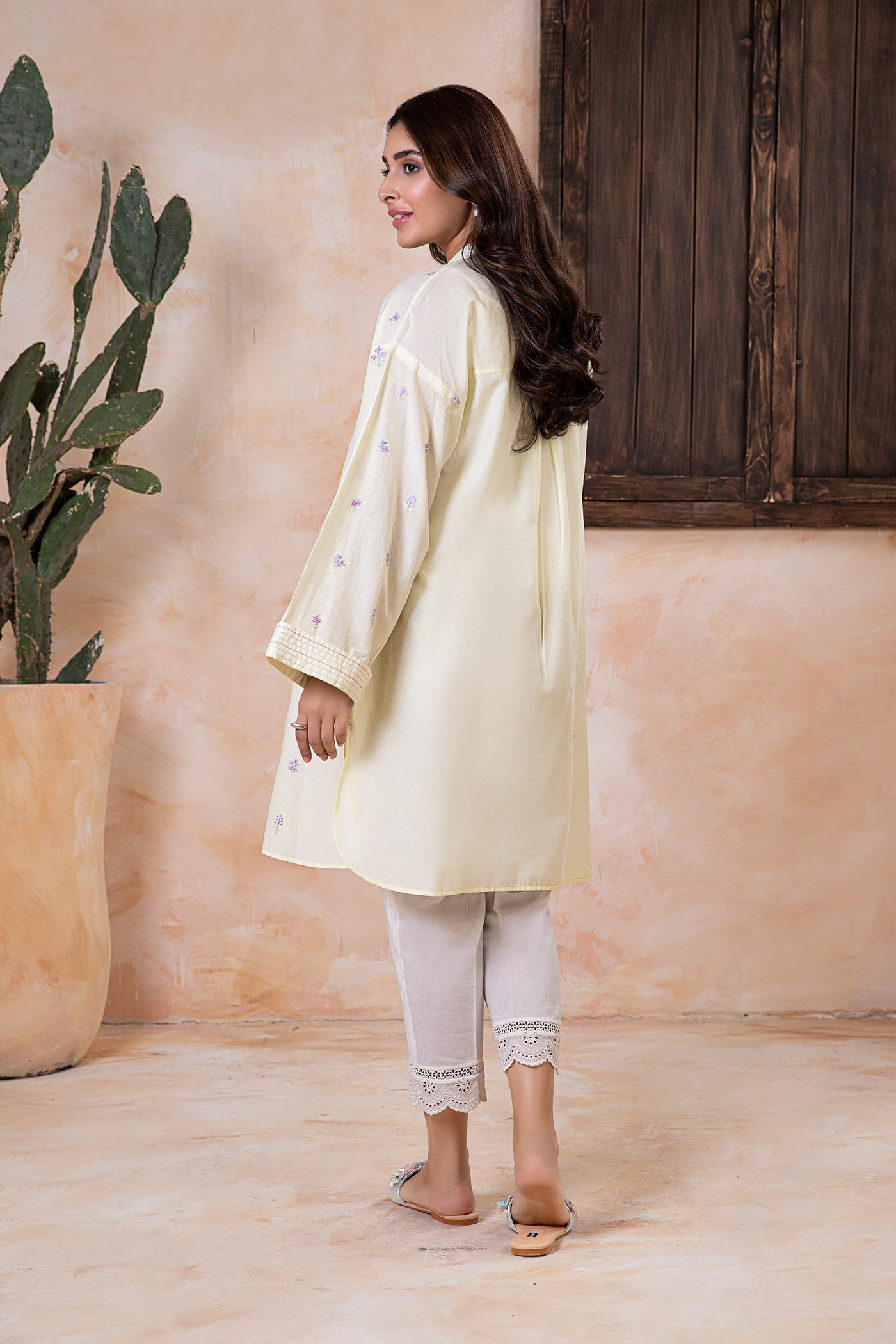 Embroidered Lawn Tunic