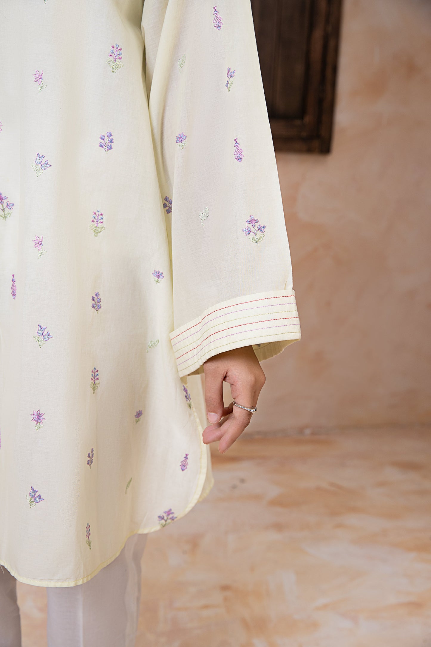 Embroidered Lawn Tunic