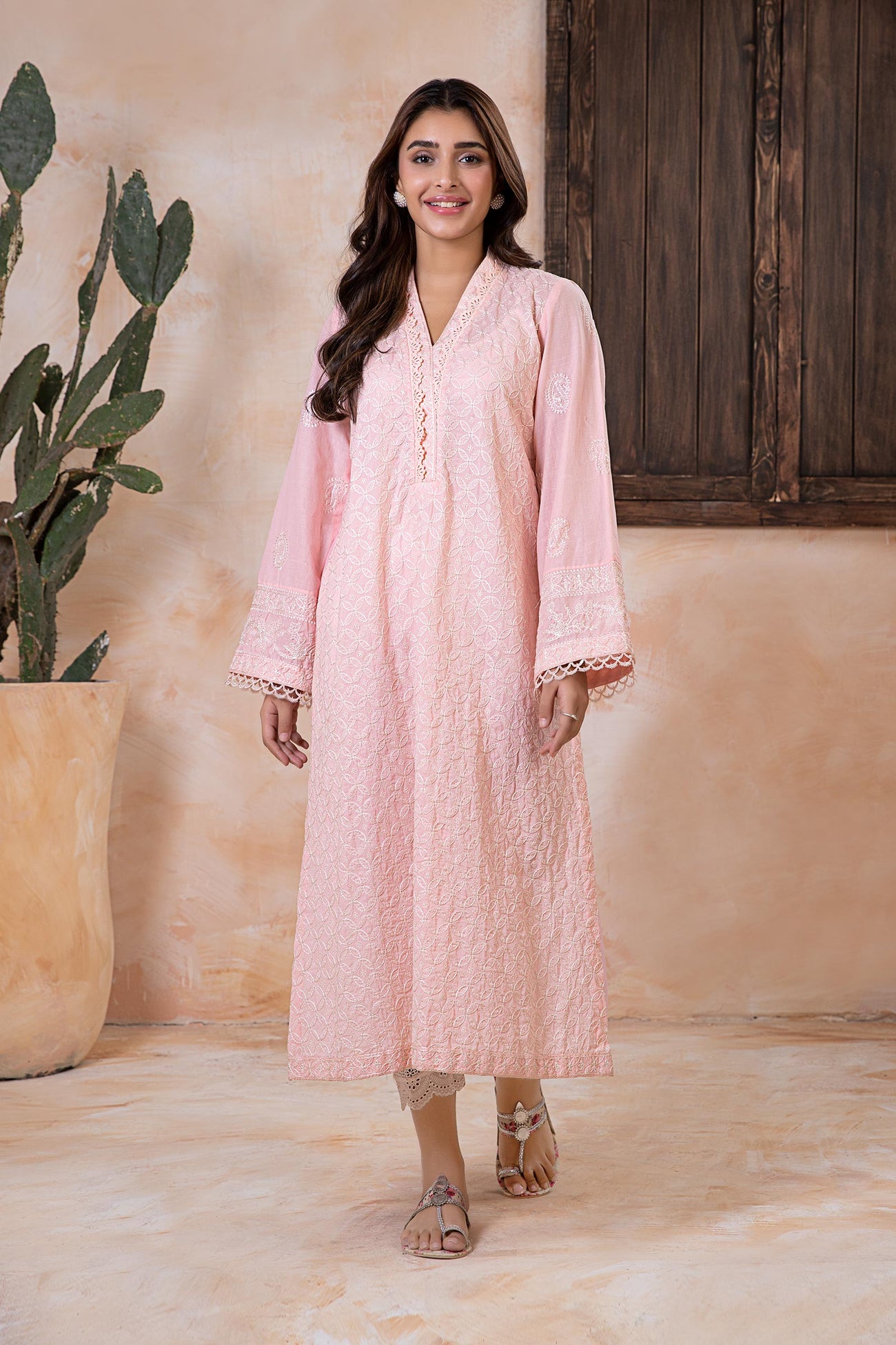 Embroidered Lawn Kurta
