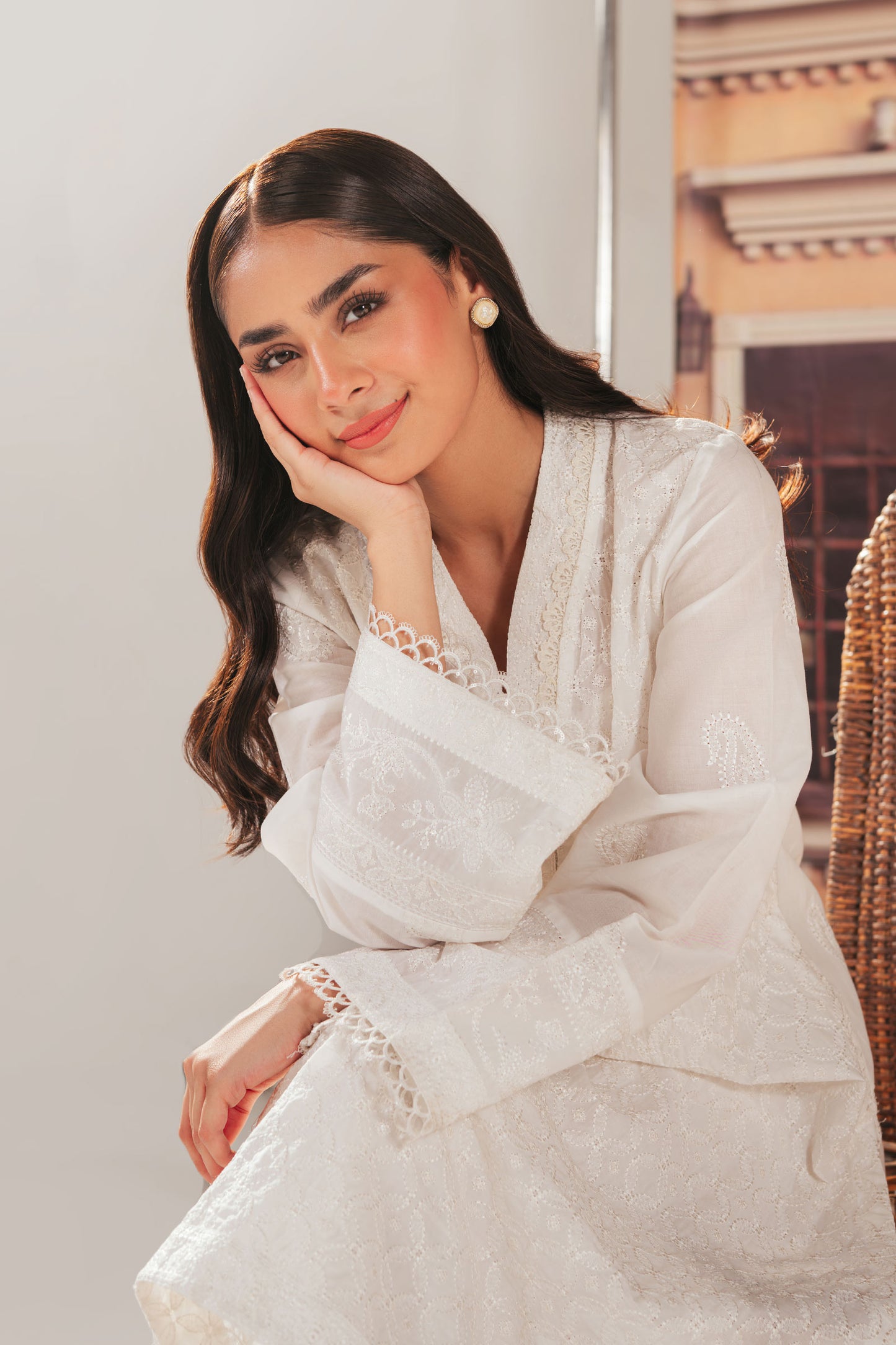 Embroidered Lawn Kurta