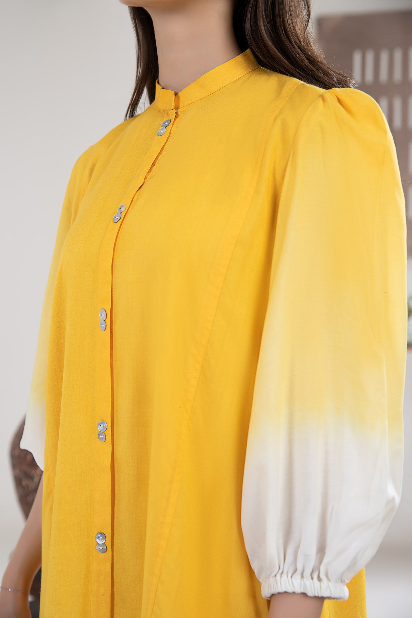 Embroidered Arabic Lawn Tunic