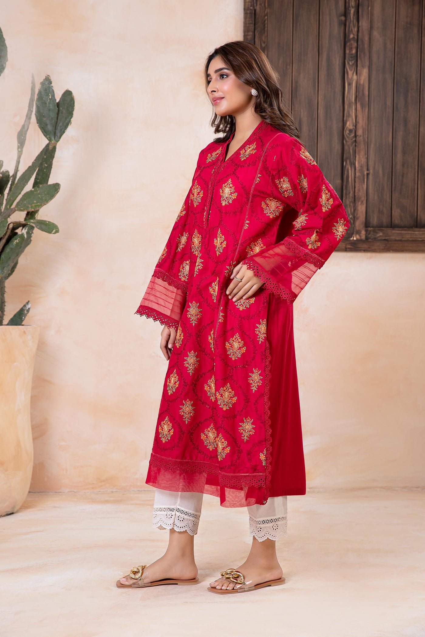 Embroidered Lawn Kurta