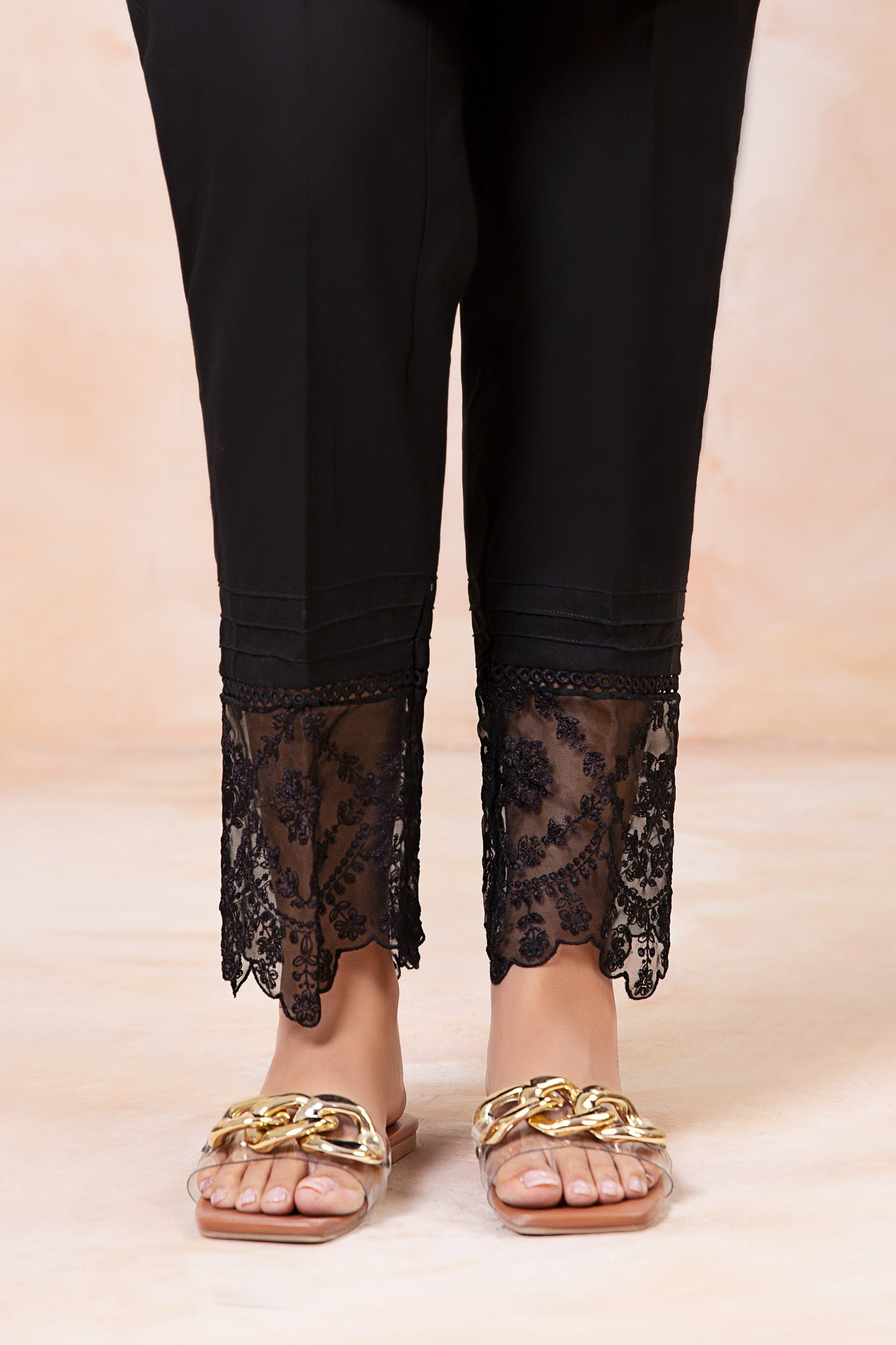 Cambric Straight Trousers