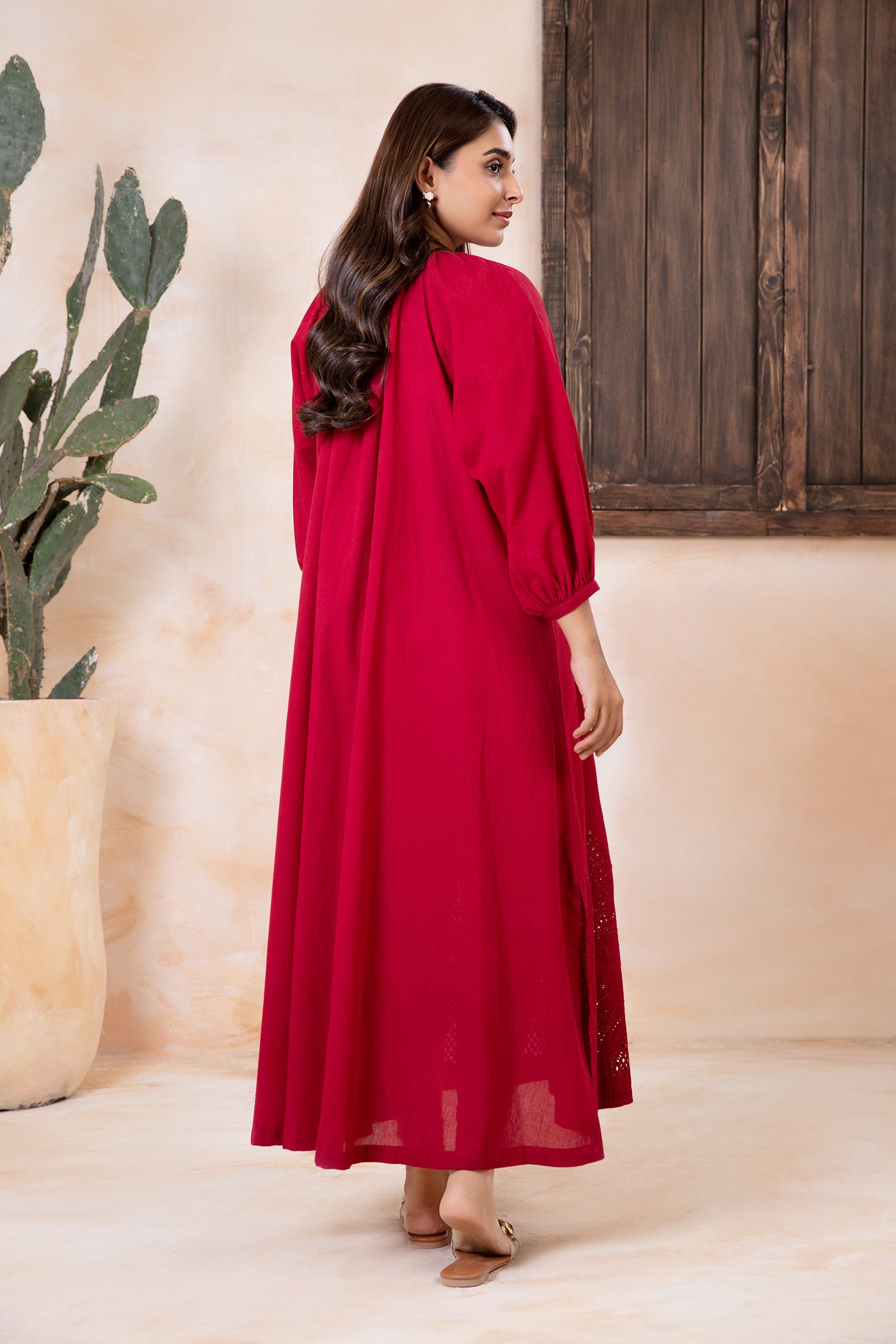 Embroidered Dobby Lawn Tunic