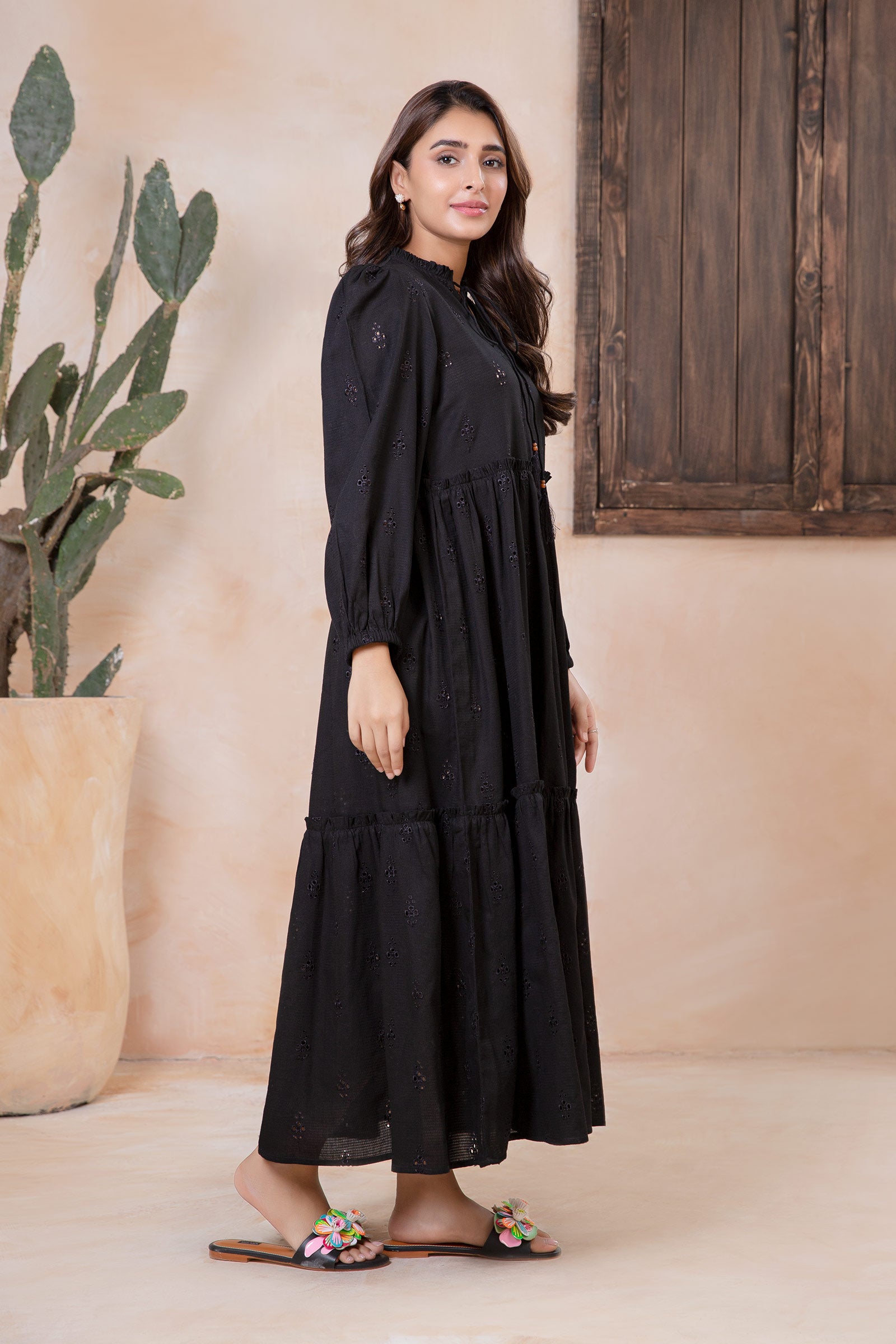 Embroidered Lawn Dress