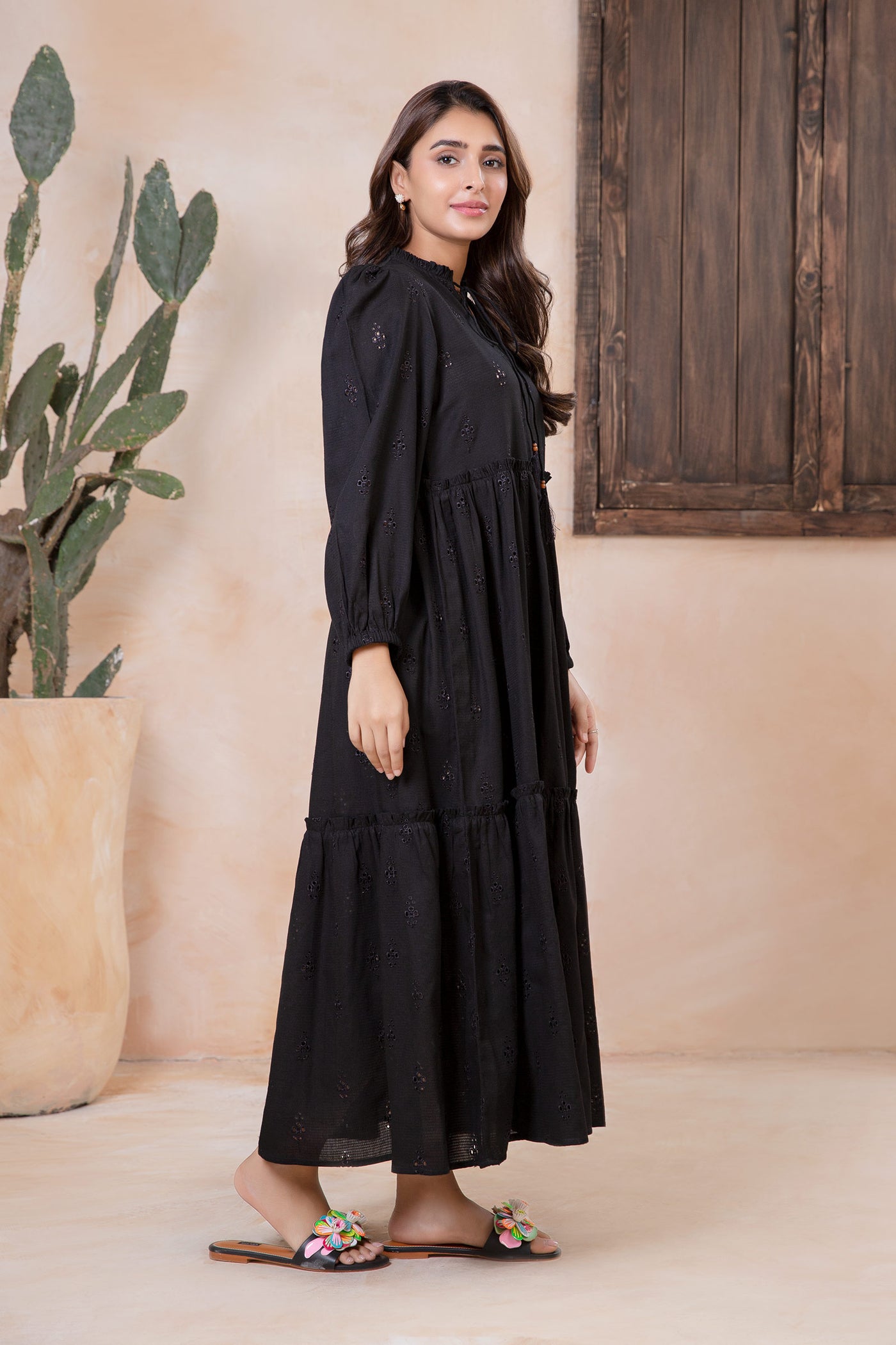 Embroidered Lawn Dress