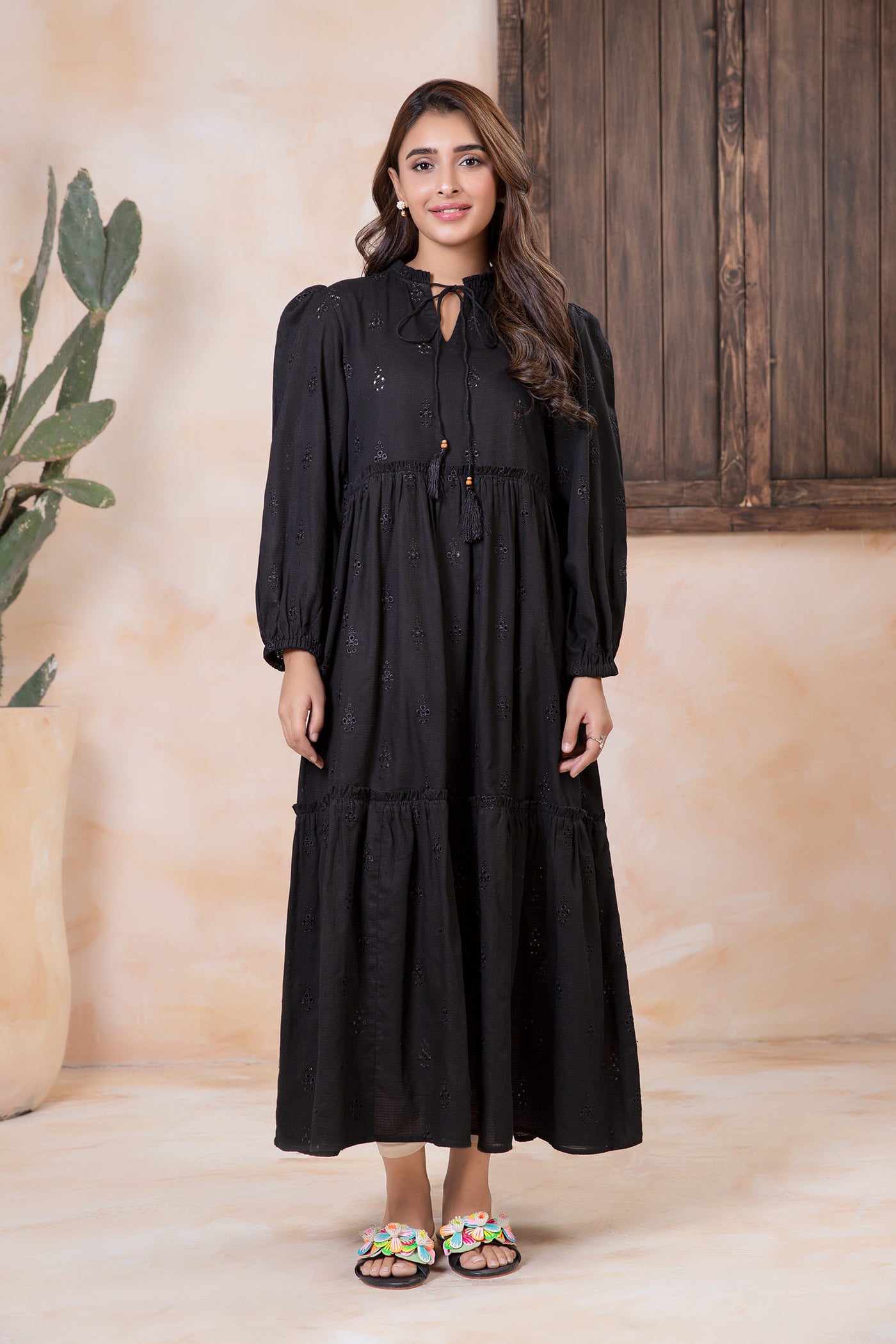 Embroidered Lawn Dress