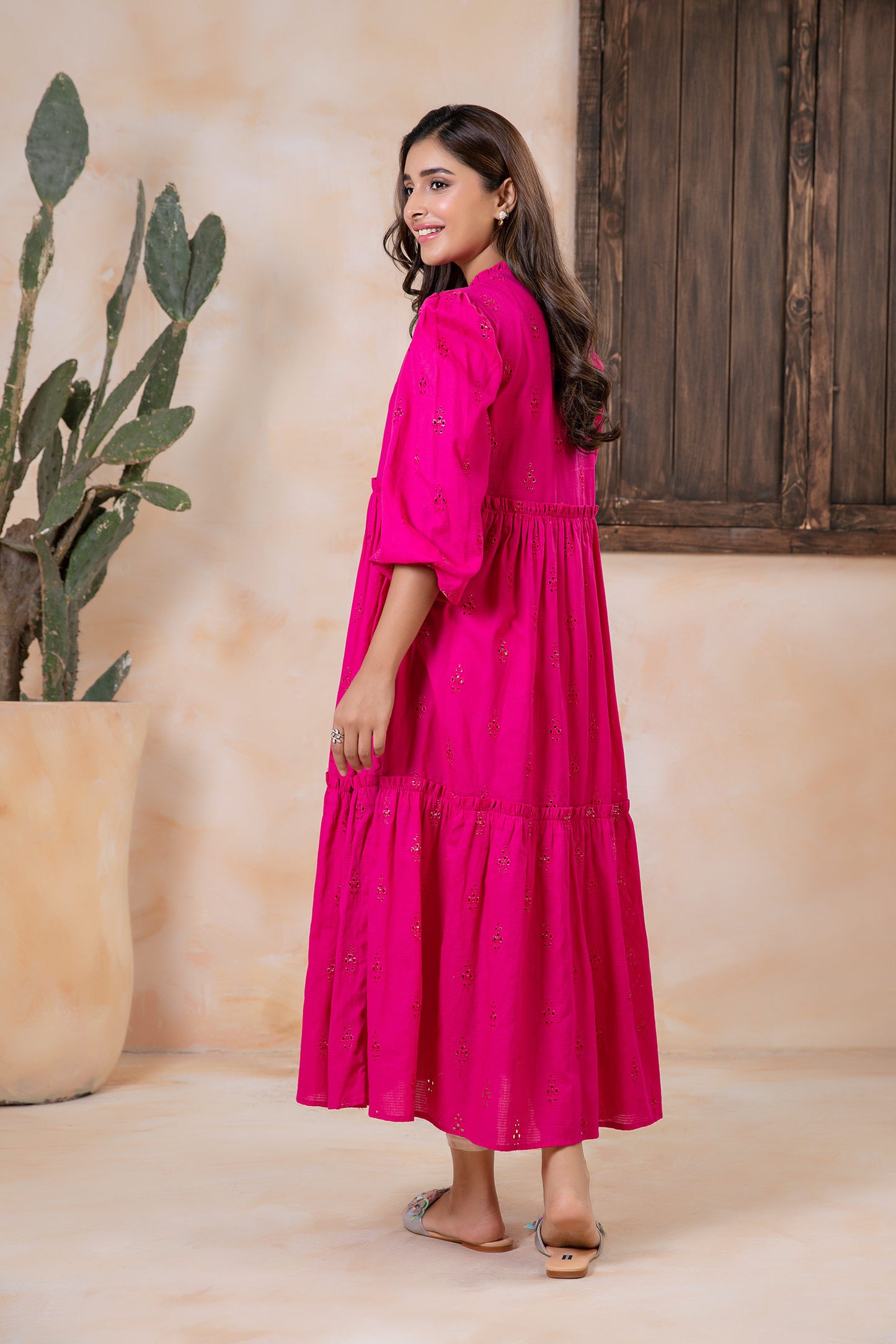 Embroidered Lawn Dress