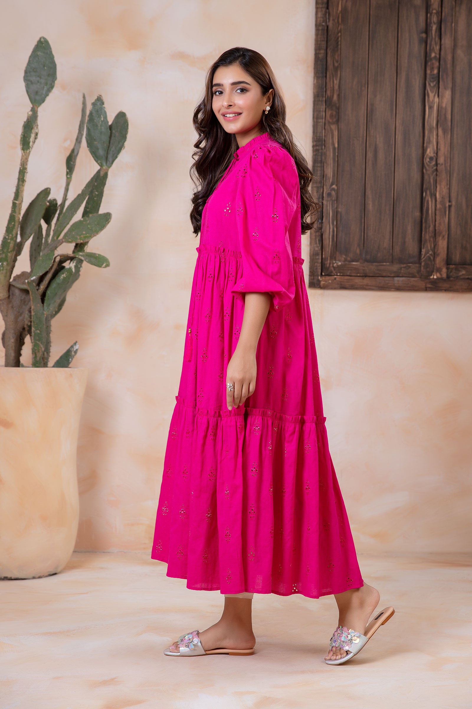 Embroidered Lawn Dress