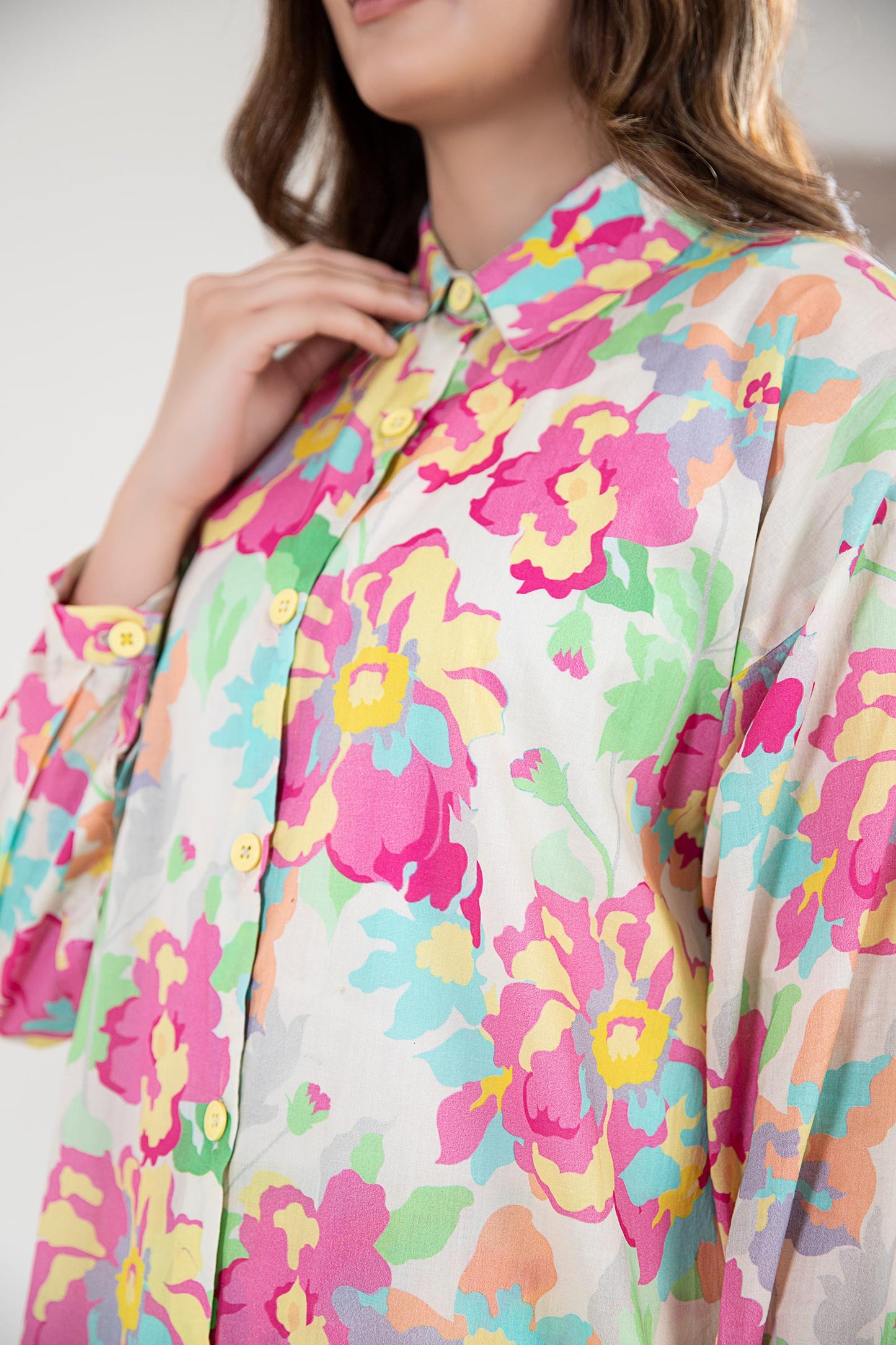 2 Piece Printed Arabic Lawn Suit