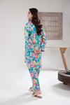 2 Piece Printed Arabic Lawn Suit