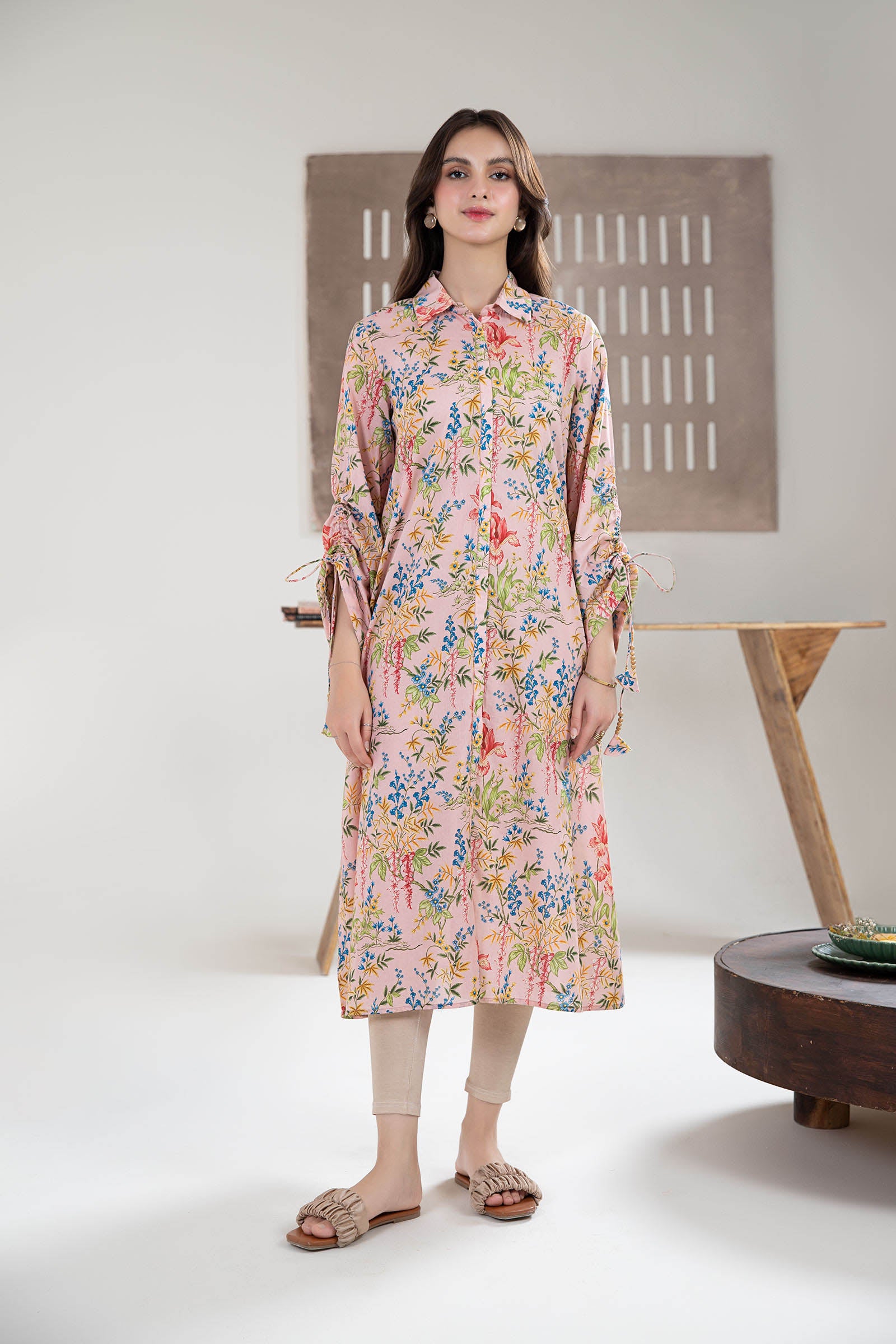 Printed Arabic Lawn Shirt