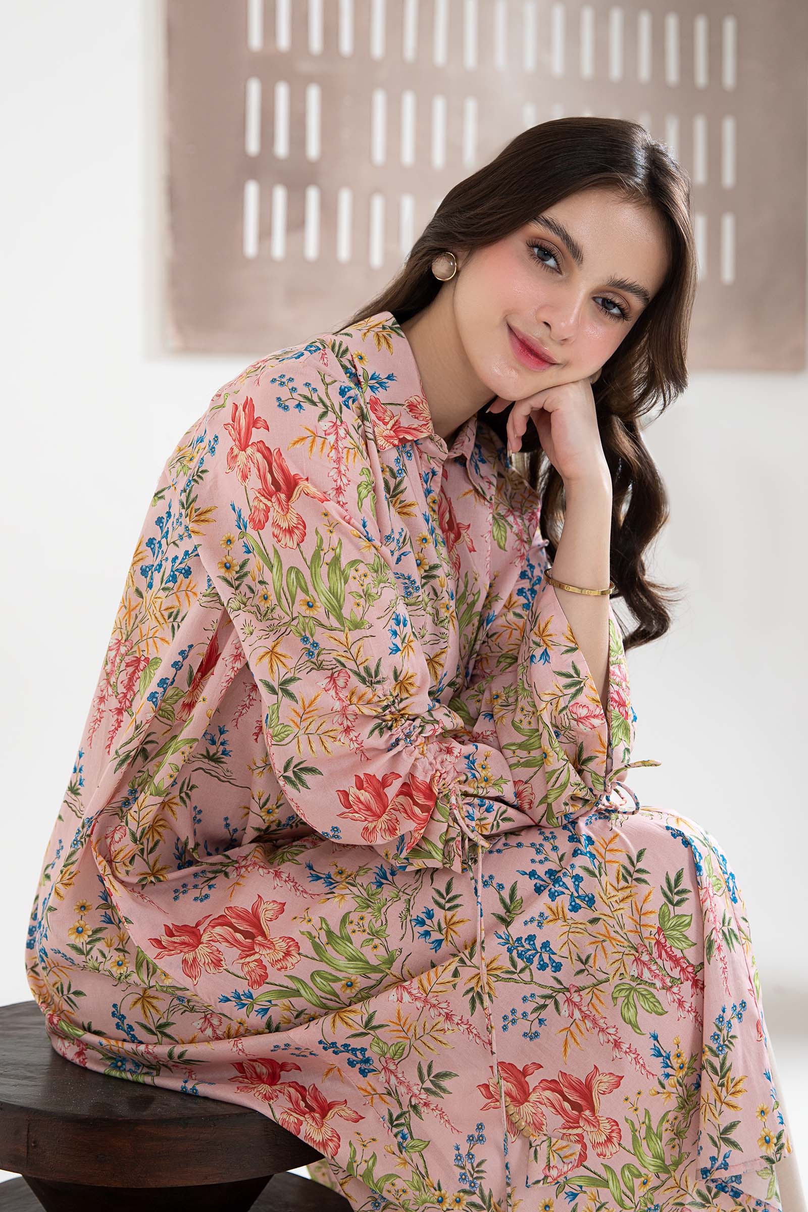 Printed Arabic Lawn Shirt