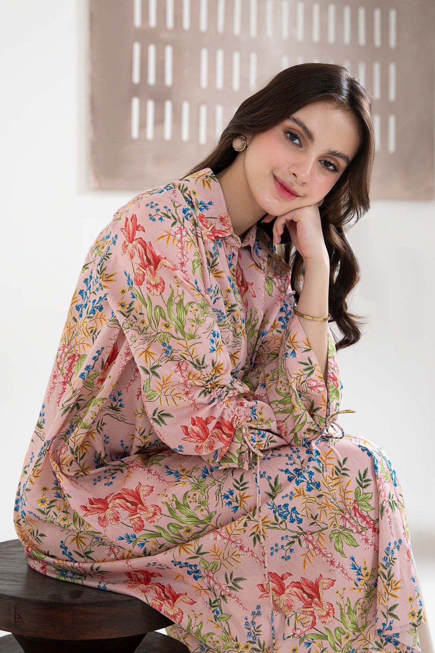 Printed Arabic Lawn Shirt